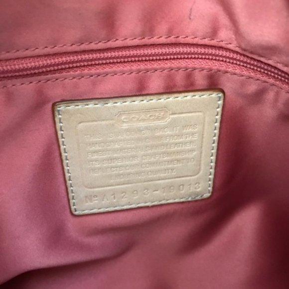 Coach Poppy Vachetta Whipstitch Leather Crossbody - Picture 6 of 8